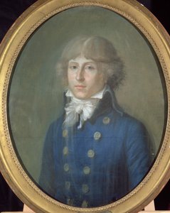 ルイ・ド・サン＝ジュスト（1767-94）（紙にパステル）